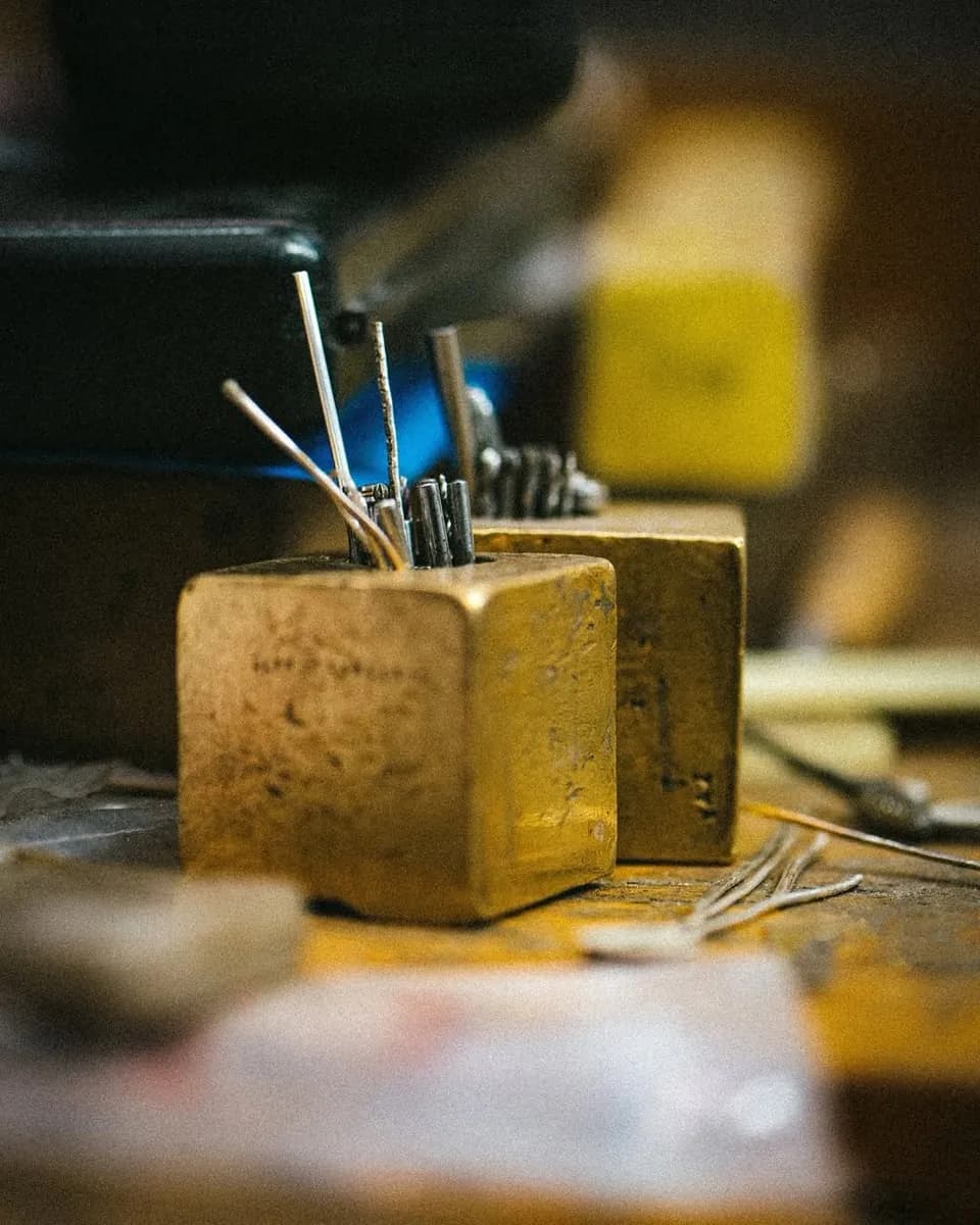 An independent maker at the bench