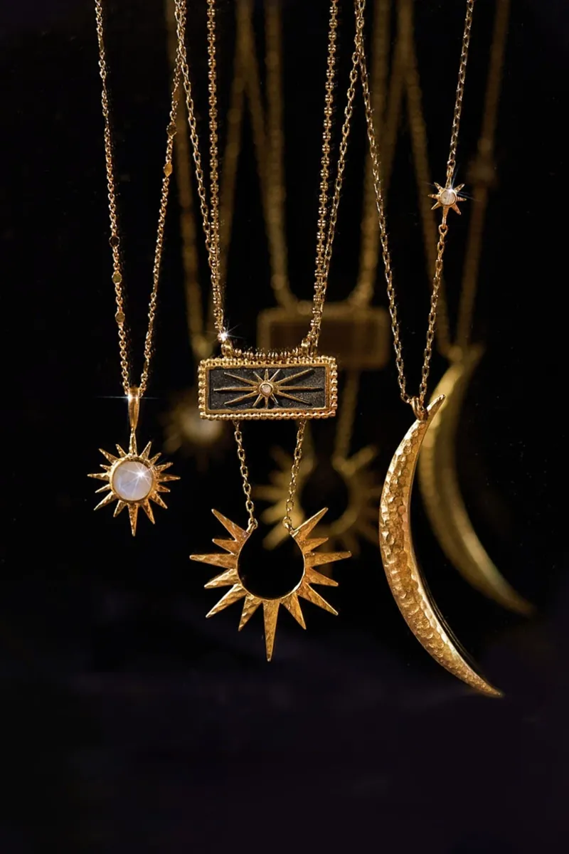 Celestial pendant, sample piece